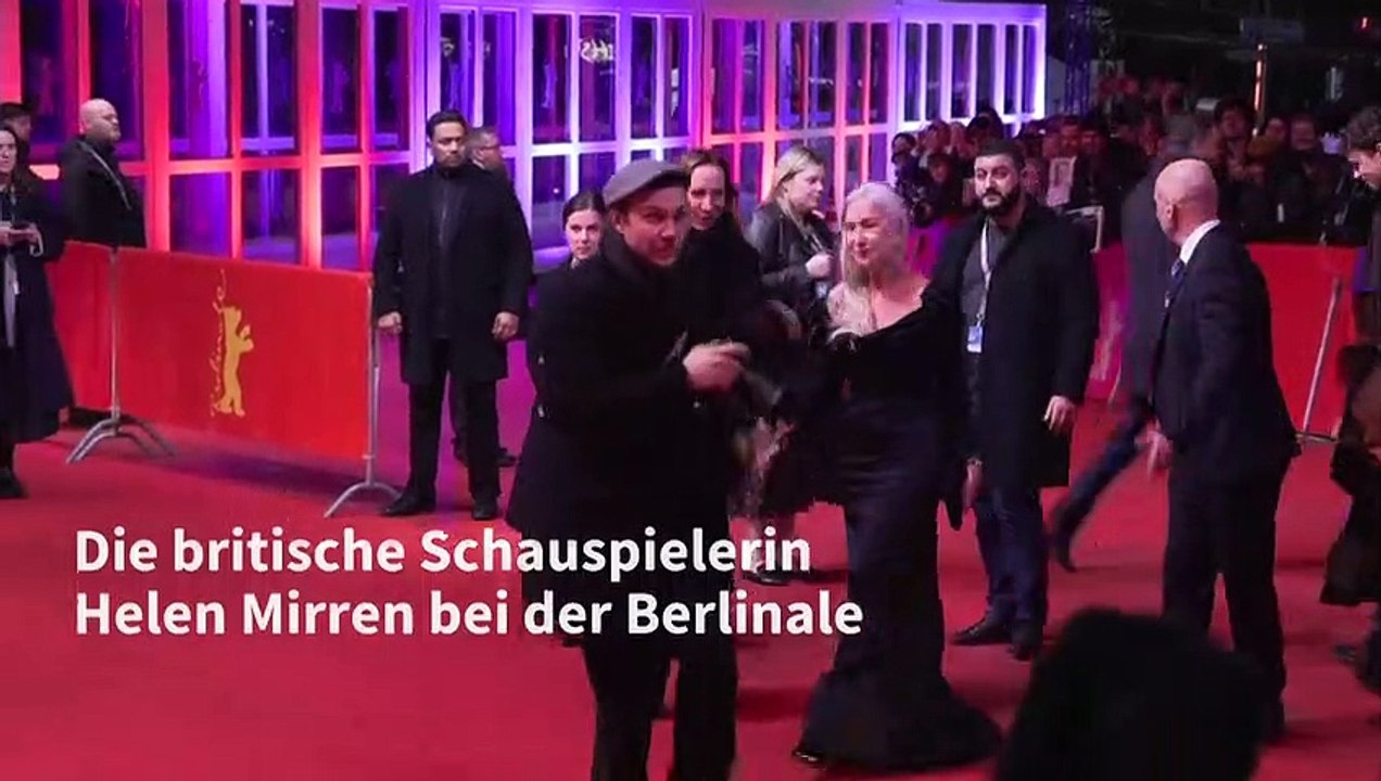 Schauspielerin Helen Mirren bei der Berlinale für 'Golda'