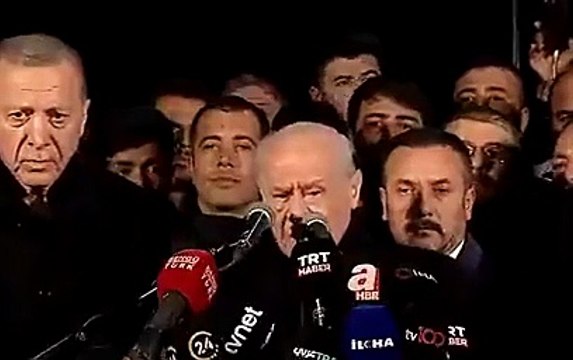 Bahçeli deprem bölgesinde konuştu: 'Bu büyük felaket mucizelerle anlam kılınmış, içinde sır olan bir olay gibi geliyor bana'