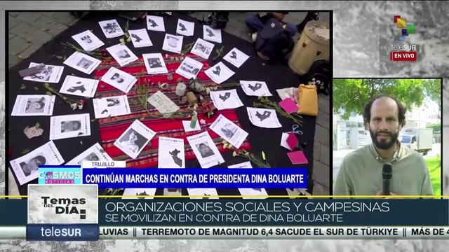 Perú: Organizaciones sociales y campesinas se movilizan en contra del Gobierno de Dina Boluarte