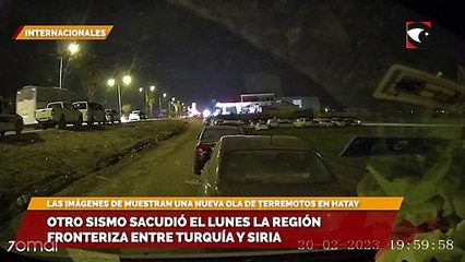 Otro sismo sacudió el lunes la región fronteriza entre Turquía y Siria