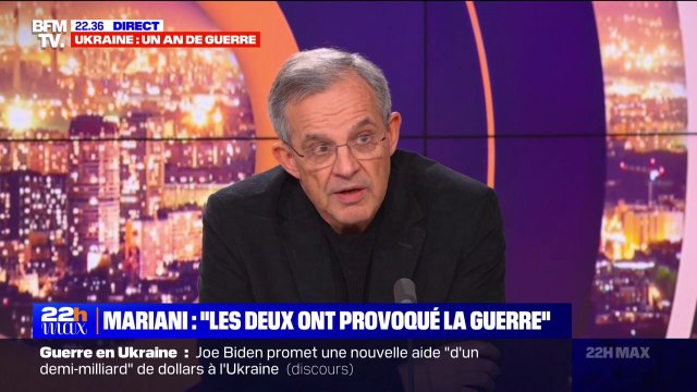Guerre en Ukraine: Il vaudrait mieux négocier la paix, plutôt que de donner toujours plus d'armes , affirme Thierry Mariani