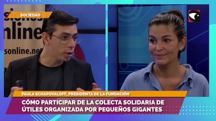 Cómo participar de la colecta solidaria de útiles organizada por Pequeños Gigantes