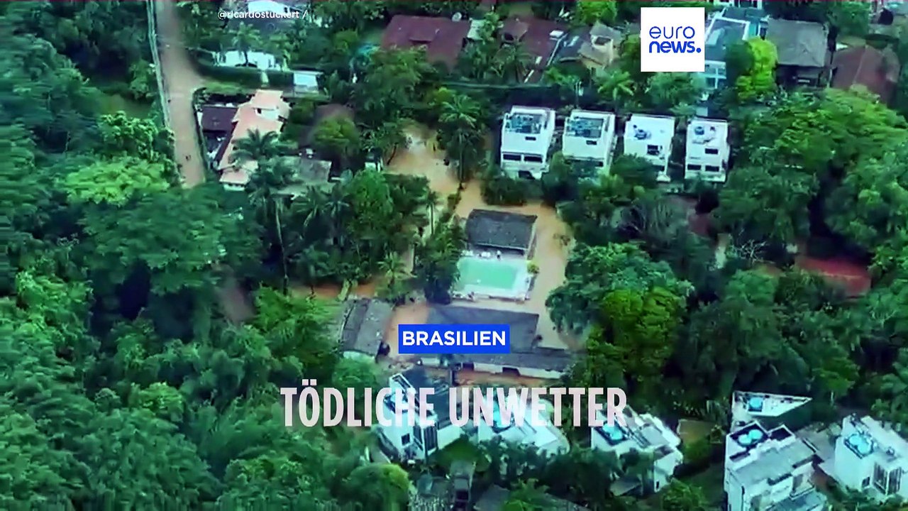 'Das Wasser stürzte herab' Mehr als 36 Tote nach Unwetter in Brasilien