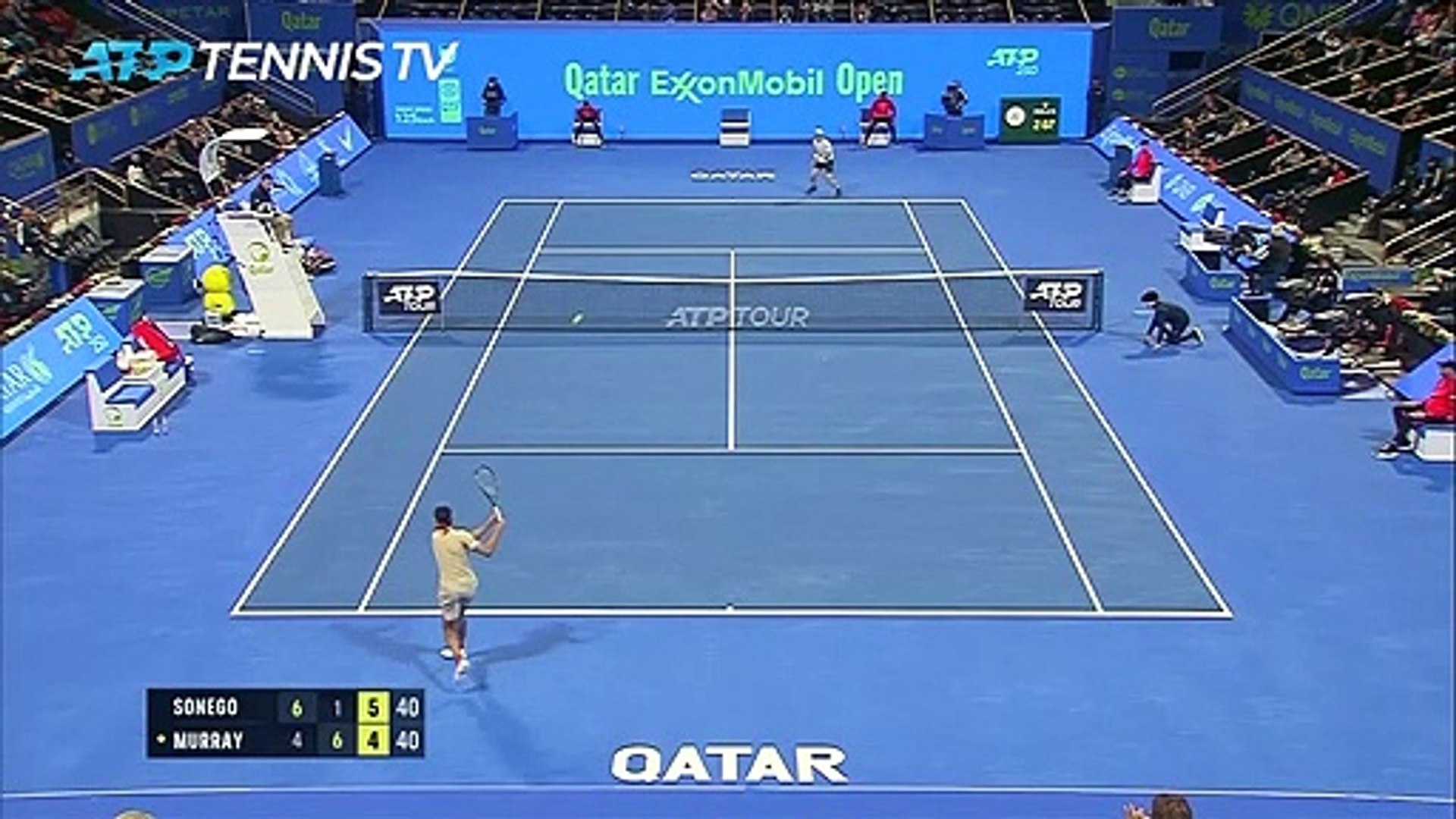 Murray overcomes Sonego after saving match points - video Dailymotion