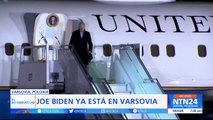 Joe Biden llegó a Polonia en tren tras su sorpresiva visita a Kiev
