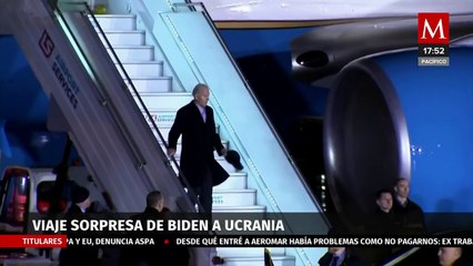 Joe Biden visita Kiev en un gesto de apoyo hacia Ucrania: "la democracia resiste"