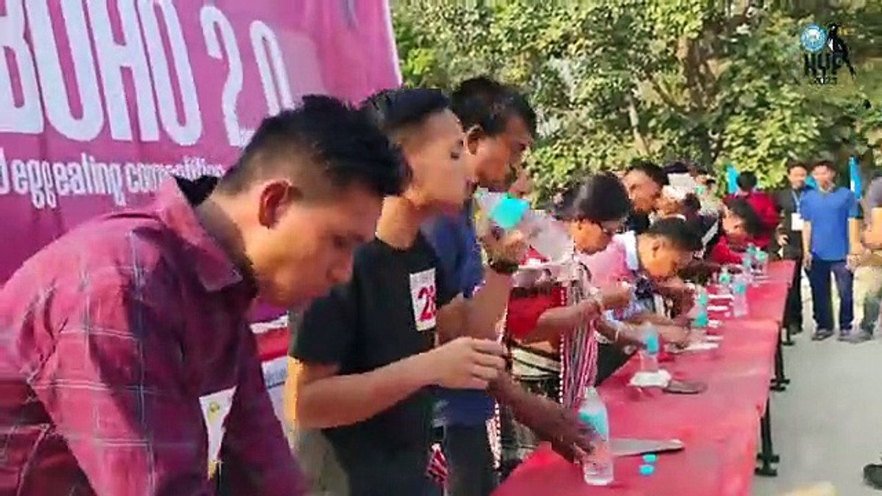 Egg eating challenge from karbi Anglong taralangso kyf