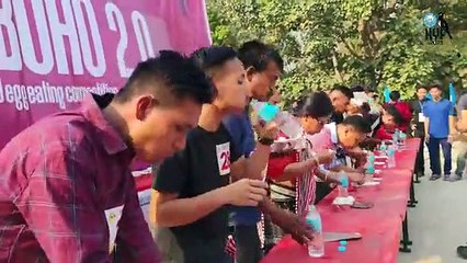 Egg eating challenge from karbi Anglong taralangso kyf