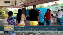 Pobladores de San José en Guatemala votan contra la concesión estatal de una carretera