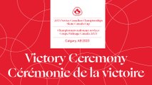 NOVICE MEN & NOVICE ICE PAIR VICTORY CEREMONY - 2023 NOVICE CANADIAN CHAMPIONSHIPS / 2023 SKATE CANADA CUP