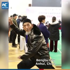 95-yr-old competes in martial arts contest in China's Anhui | The Nation