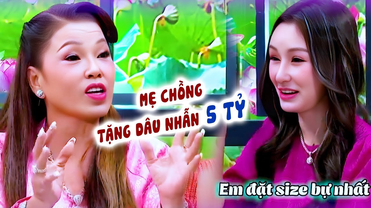 Mẹ chồng GIÀU TỶ PHÚ đeo nhẫn kim cương NẶNG TRĨU TAY tặng dâu 5 TỶ nhẫn HỘT XOÀN Quyền Linh HÚ HỒN