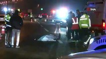 TEM Otoyolu’nda seyir halindeki otomobilden düşen şahıs iki aracın çarpması sonucu öldü