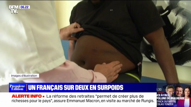 Près d'un Français sur deux est en surpoids ou en obésité, selon une étude