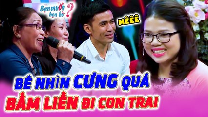 Cô Bé Quảng Trị CỰC ĐÁNG YÊU Làm Mẹ Chồng Phấn Khích BẮT Con Trai Phải BẤM NÚTBạn Muốn Hẹn Hò