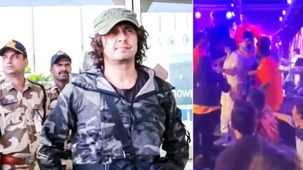 पैपराजी ने एअरपोर्ट पर Singer Sonu Nigam से पूछा उनका हाल