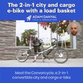 2 in 1 City & Cargo E-Bike #shorts #viral #shortsvideo #video #innovationhub