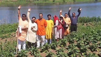 नर्मदा पंचकोशी यात्रा में उमड़े श्रद्धालु, प्रदूषित जल मिलना रोकने के लिए हुआ मंथन