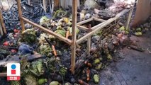 Incendian al menos 10 negocios del mercado central de Chilpancingo