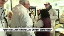 Emmanuel Macron en visite au marché de Rungis : «On va essayer de faire faire un petit geste diesel»