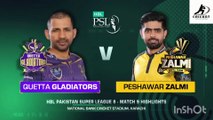 PSL  2023 .Peshawar Zalmi vs Quetta Gladiators .