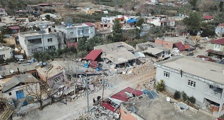 Gaziantep fay hattı üzerine kurulu köy depremde yerle bir oldu