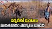 Fire Midship In Haritha Haram Beet Plantation, Plants Burn _ Mahabubabad _ V6 News