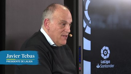 Javier Tebas: "Si Laporta no lo explica bien, debería dimitir"