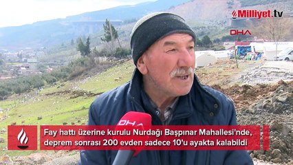 200 evden sadece 10'u ayakta! 'Yaşadığımız bir mucize'