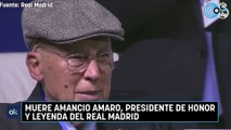 Muere Amancio Amaro, presidente de honor y leyenda del Real Madrid