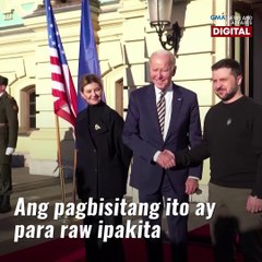 US President Joe Biden, bumisita sa Ukraine | GMA News Feed
