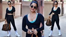 Neha Sharma Flaunts Her Huge Figur In Hot Gym Outfit
