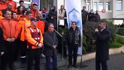 Başkan Yılmaz, deprem bölgesinden dönen ekibi karşıladı