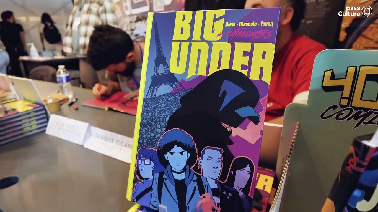 Virgile Iscan au  festival de la bande dessinée à Angoulême (404 comics)
