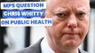 Watch live: MPs to question Chris Whitty on prevention of ill health