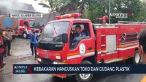 Kebakaran Hebat Melanda Gudang Plastik Dan Rumah Warga