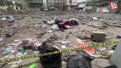 Diyarbakır'da bir apartmanın çökme anı kameralara yansıdı