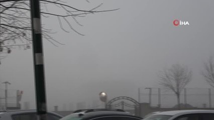 Diyarbakır güne yoğun sisle uyandı