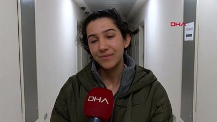 Üniversite öğrencisi, kaldığı yurda depremzede olarak döndü