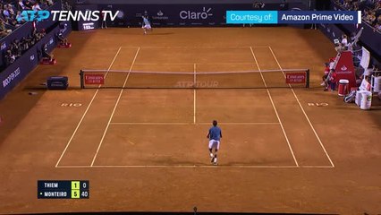 Home favourite Monteiro topples Thiem in Rio