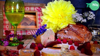 Foie gras framboises Uby