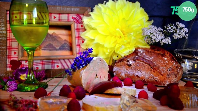 Foie gras framboises Uby