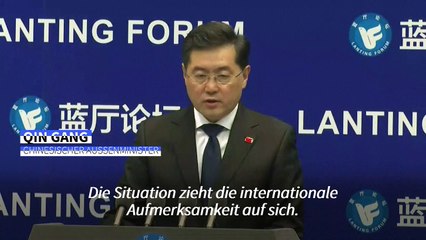 China "zutiefst besorgt" über Ukraine-Konflikt
