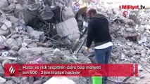 İşte hasar ve risk tespitinin daire başı maliyeti