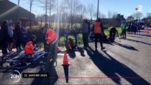Côtes-d'Armor: Un automobiliste qui avait pris la fuite après avoir percuté fin janvier un peloton de jeunes cyclistes, blessant huit d'entre eux, condamné à trois ans de prison dont dix mois avec sursis