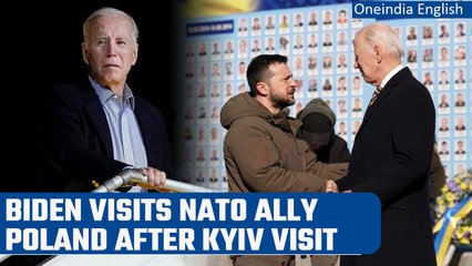 下载视频: US President Joe Biden visits Poland after a surprise visit to Ukraine | Oneindia News