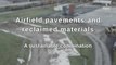 STAC's recycled material test bed for more sustainable aeronautical pavements