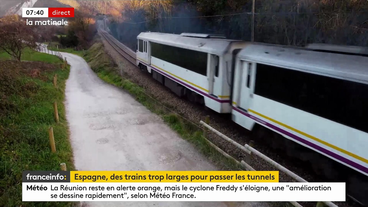 Le président de la compagnie ferroviaire espagnole Renfe démissionne après une polémique liée à une commande de trains régionaux trop grands pour certains tunnels - Regardez