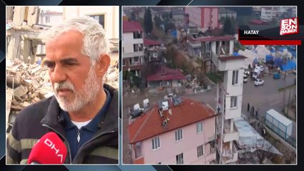 Depremde yarısı çöken binanın üstündeki 'güvercin evi' son depremlerle de yıkılmadı