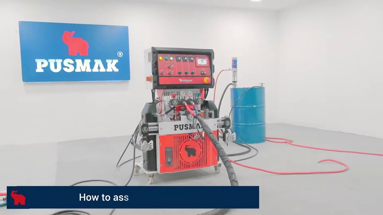 Pusmak Spray Polyurethane Foam Machine Installation Dailymotion Video